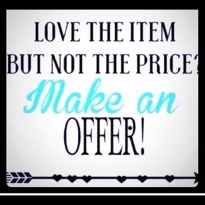 Offers welcome ❤️